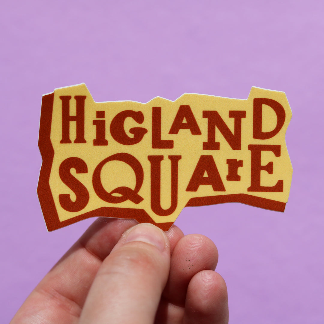 Highland Square Sticker