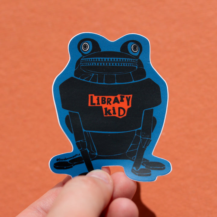 Library Kid Sticker