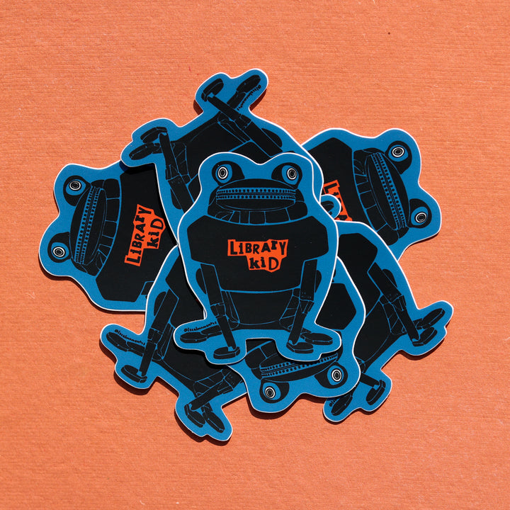 Library Kid Sticker