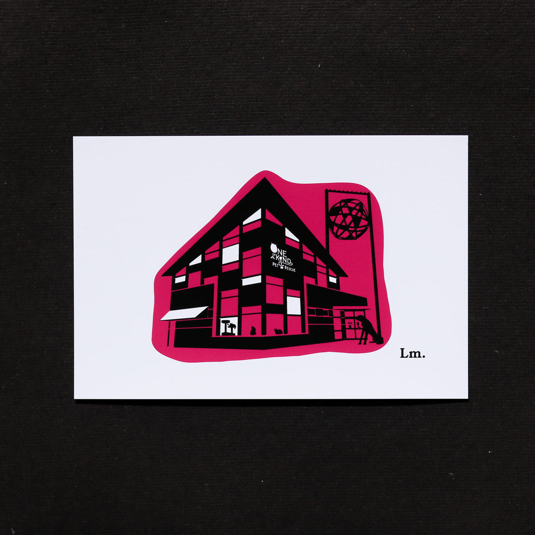 One of a Kind Pet Rescue Postcard