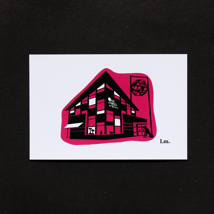One of a Kind Pet Rescue Postcard
