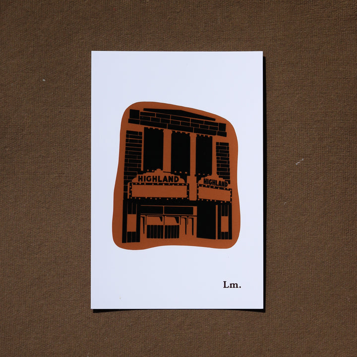 Highland Theatre Postcard