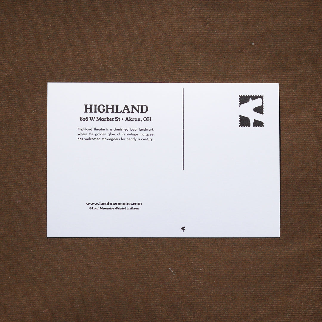 Highland Theatre Postcard