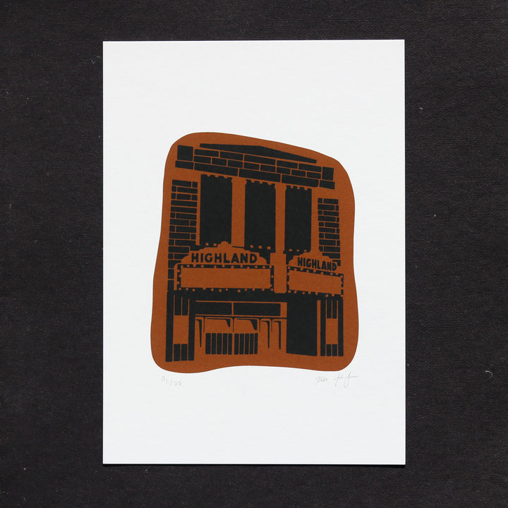 Highland Theatre Print