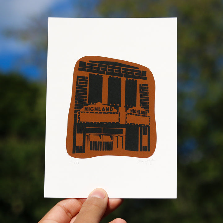 Highland Theatre Print