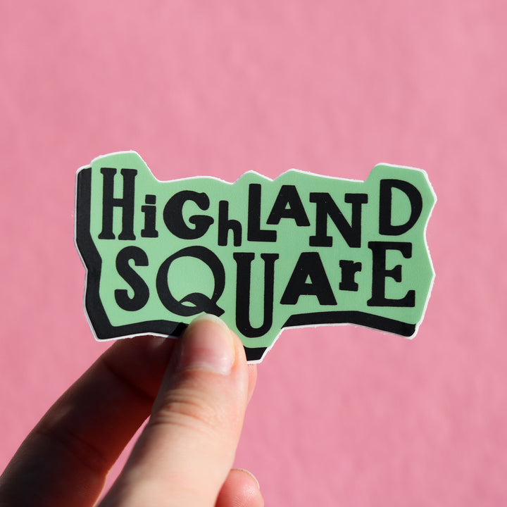 Highland Square Sticker